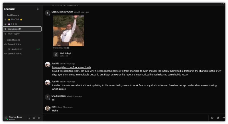轻量级、可自行托管的开源聊天服务器，支持语音、视频、文本和屏幕共享