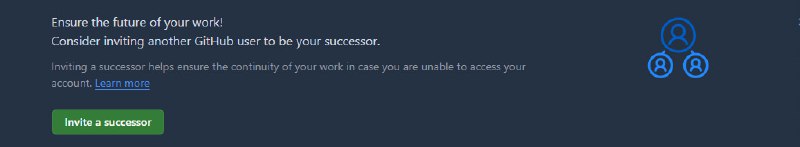 Github 也是给我找上遗产指定继承人了（