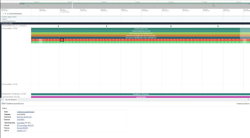 不知道大家是否有曾有过打开一个巨大的网页（不要点我，或者说网页上的 DOM 变动过多以后，整个 Windows 都开始卡顿（表现为鼠标指针在卡顿，键盘输入也延迟）的情况